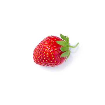 fresh juicy red strawberries