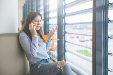 Fototapeta premium Phone negotation