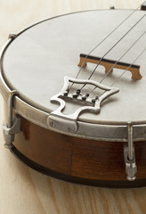 Obraz premium Ukelele banjo tailpiece