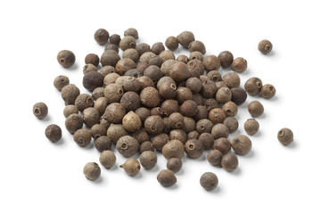 Heap of whole allspice berries