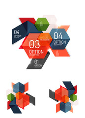 Paper infographic elements