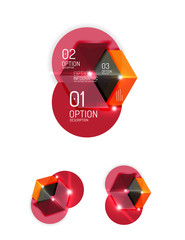 Paper infographic elements