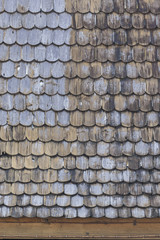 Wooden roof tile
