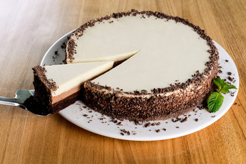 White chocolate cake