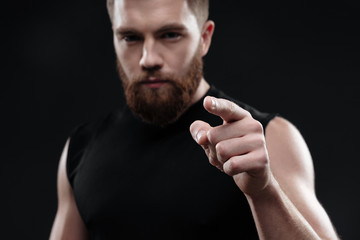 Cropped image of fighter