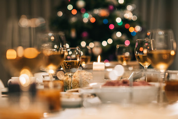 Christmas dinner feast - Powered by Adobe