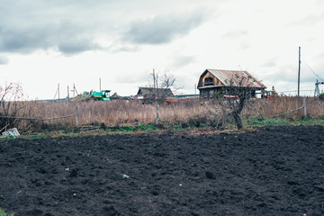 wooden house in the Russian village