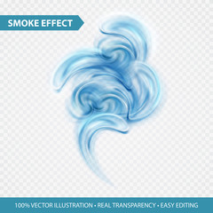 Abstract colored smoke effect background design. Vector illustration