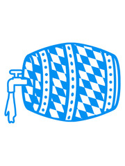 Blue white flag rooster octoberfest beer drink alcohol barrel bavarian party celebrate text shirt cool design