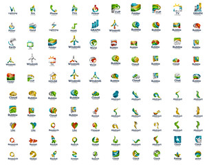 Set of 100 web internet concepts logo icons