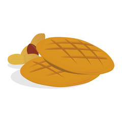 peanut butter cookies with nuts