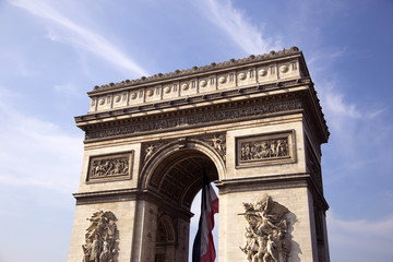 Arc de Triumph in Paris, France