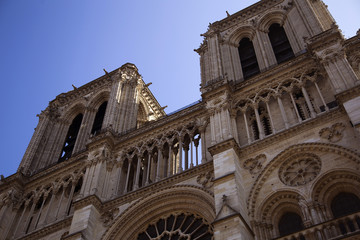 Fototapeta premium Notre Dame cathedral in Paris, France