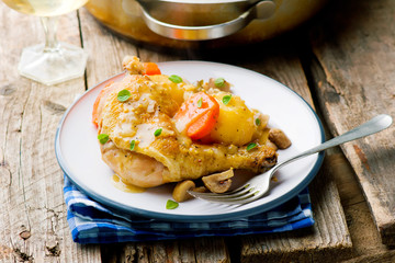 Braised Chicken with Vegetables