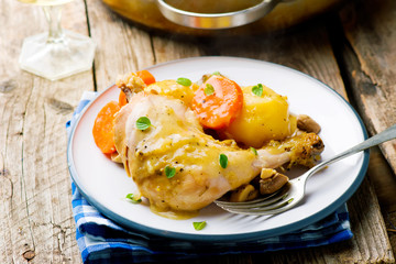 Braised Chicken with Vegetables