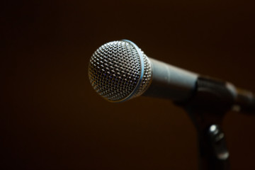 Microphone for Speaker or Singer - obrazy, fototapety, plakaty