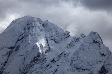 Image of Gran Vernel Peak and Marmolada, South Tirol, Dolomites Mountains, Italy, Europe