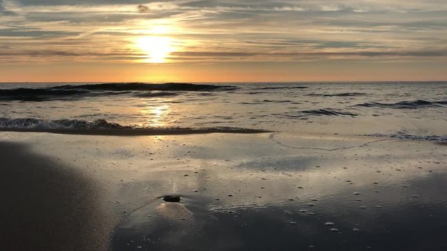 Sunset on the beach
