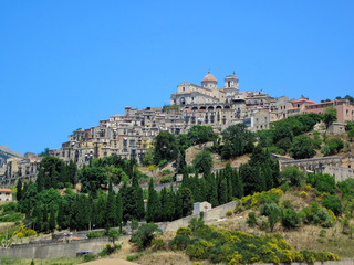 Fototapeta na wymiar Italy sicily - village in madonie