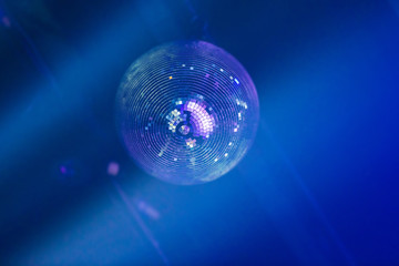 Obraz premium Disco Ball Blu Promo Party