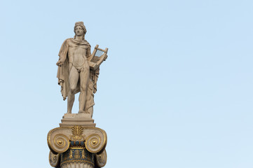 Obraz premium Apollo statue_right space