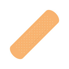 Flat icon medical bandage. Vector illustration.
