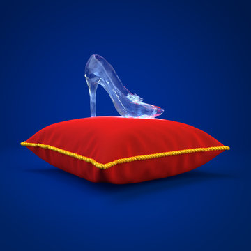 Cinderella crystal slipper