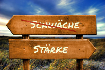 Schild 129 - Stärke