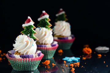 Christmas cupcakes