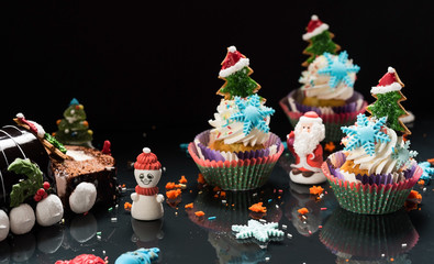 Christmas cupcakes