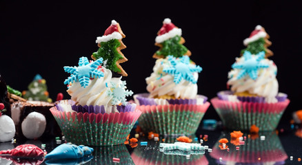 Christmas cupcakes