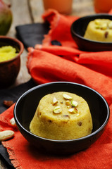Indian Sooji mango Halwa