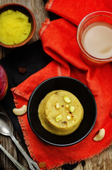 Indian Sooji mango Halwa