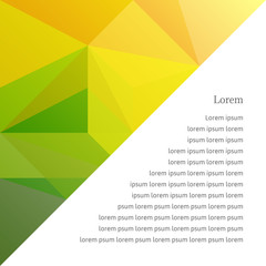Abstract background in the polygonal style.