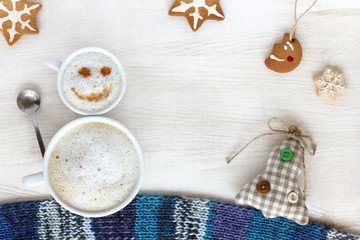 fabulous coffee break on winter vacation