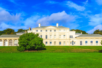 Kenwood House, a former stately home in Hampstead, is managed by English Heritage and open to the public