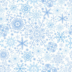 Snowflake seamless pattern,lace.Winter,Christmas,New year