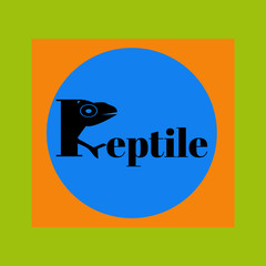 Reptile logo. Identity design template. Vector illustration for your company.