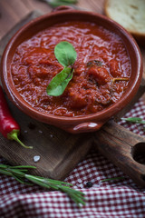 Delicious tomato soup