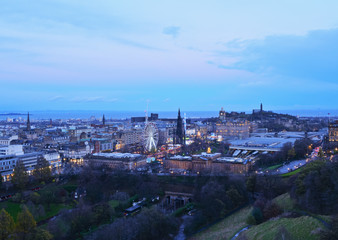 Fototapeta na wymiar Edinburgh Skyline