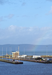 Fototapeta na wymiar Port in Leith