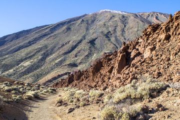 Peak of the volcano El Teide, on Tenerife