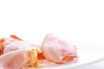 thin slices of bacon