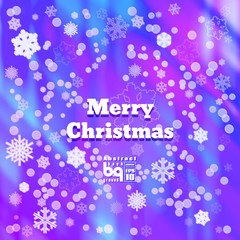 Abstract background snowflakes for design