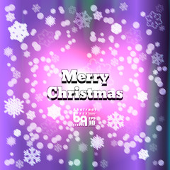 Abstract background snowflakes for design