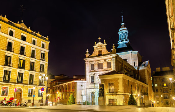 Iglesia del Sacramento, a Baroque-style Roman Catholic church located in Madrid, Spain