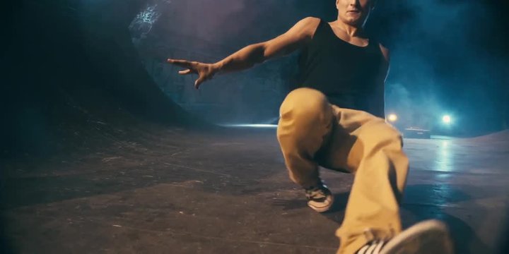 Break Dance Choreography Performance Slow Motion