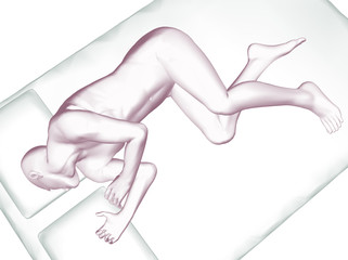 Sleeping Man White Theme