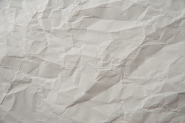 crumpled white paper texture