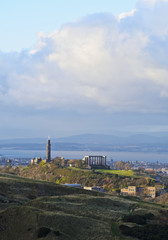 Fototapeta na wymiar Calton Hill in Edinburgh